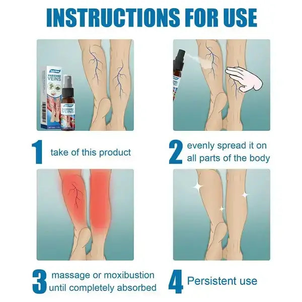 Varicose Veins Treatment Spray - Veins Relief Oil