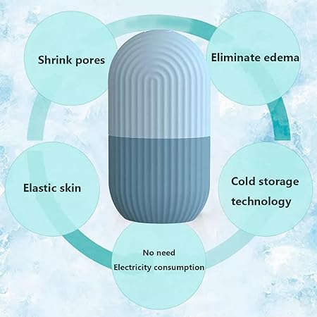 Ice Face Roller Comfortable to Grip Skin Care Beauty Ice Face Roller Mold-