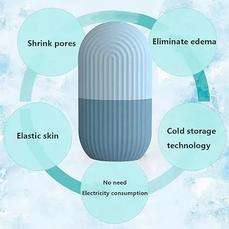 Ice Face Roller Comfortable to Grip Skin Care Beauty Ice Face Roller Mold-