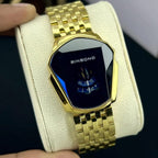 Stylish Mens Quartz Watch With Chain Strap Elegant Durable Quality Reliable Performance Timeless Design - Black