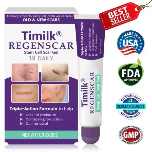 TiMilk ReGen Scar Stem Cell Repair Gel | Stretch Marks & Skin Repair Treatment (Imported)